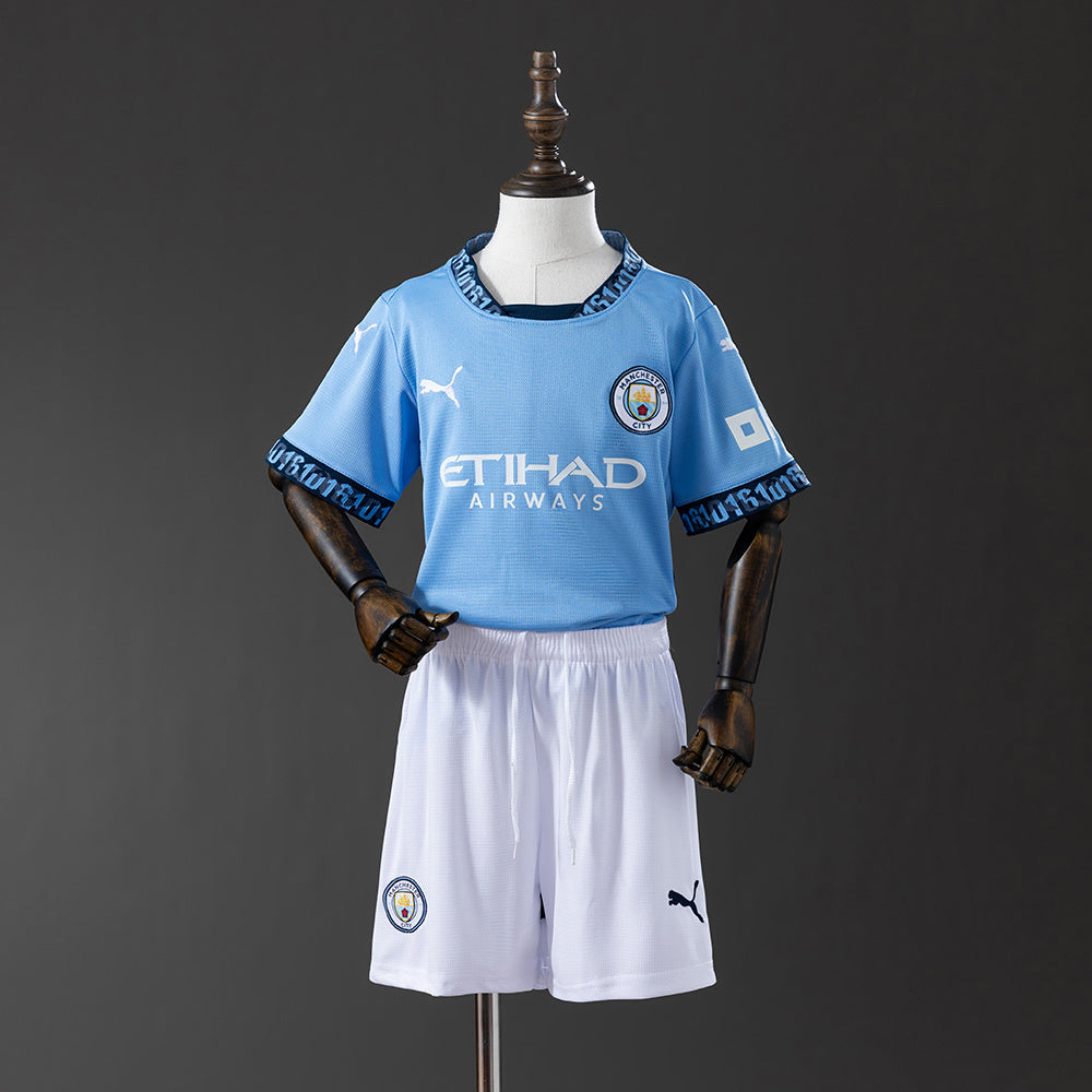 24/25 Manchester City Home Kids Jersey