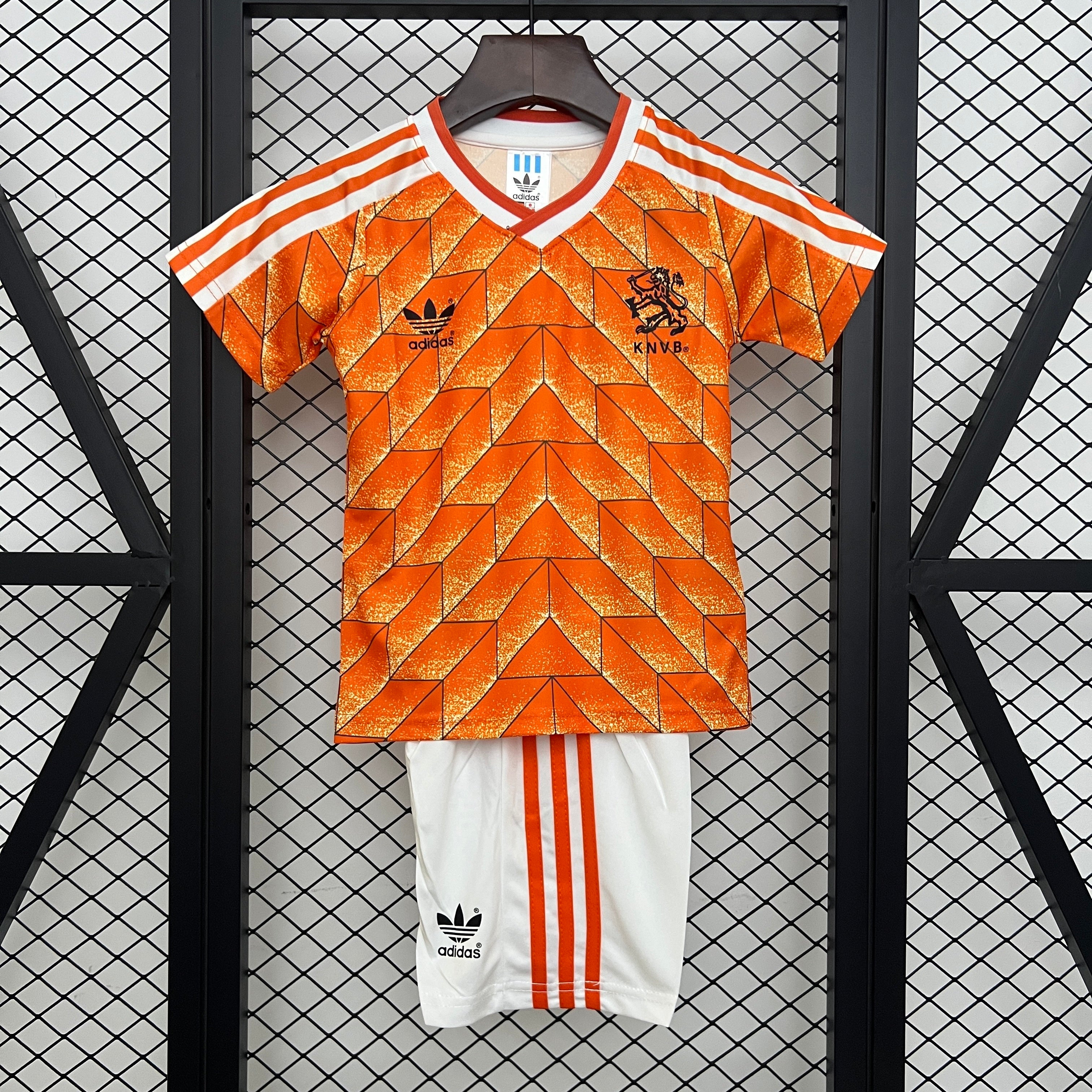 1988 Netherlands Home Kids Jersey