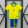 2025 Brazil Home Kids Jersey