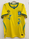 2026 Brazil Home Embroidered Jersey