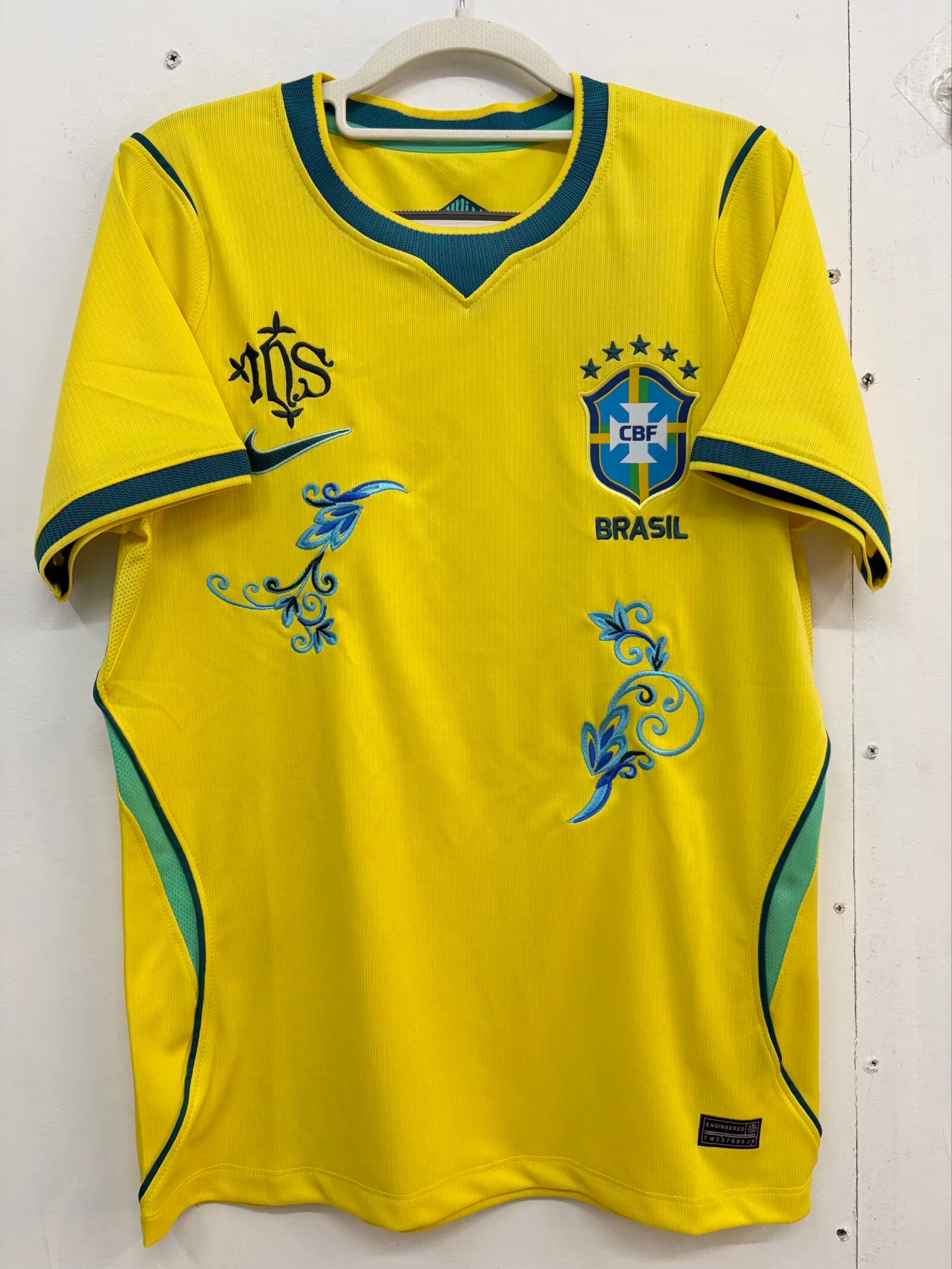 2026 Brazil Home Embroidered Jersey