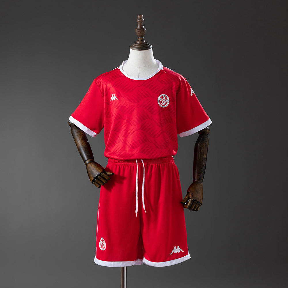 2026 Tunisia Home Kids Jersey