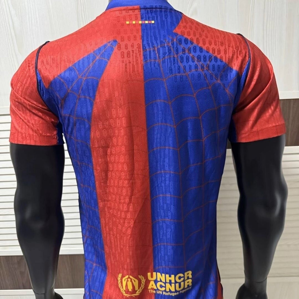 Barcelona x Spider-Man Collaboration Special Jersey