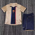 01/02 Barcelona Away Kids Retro Jersey