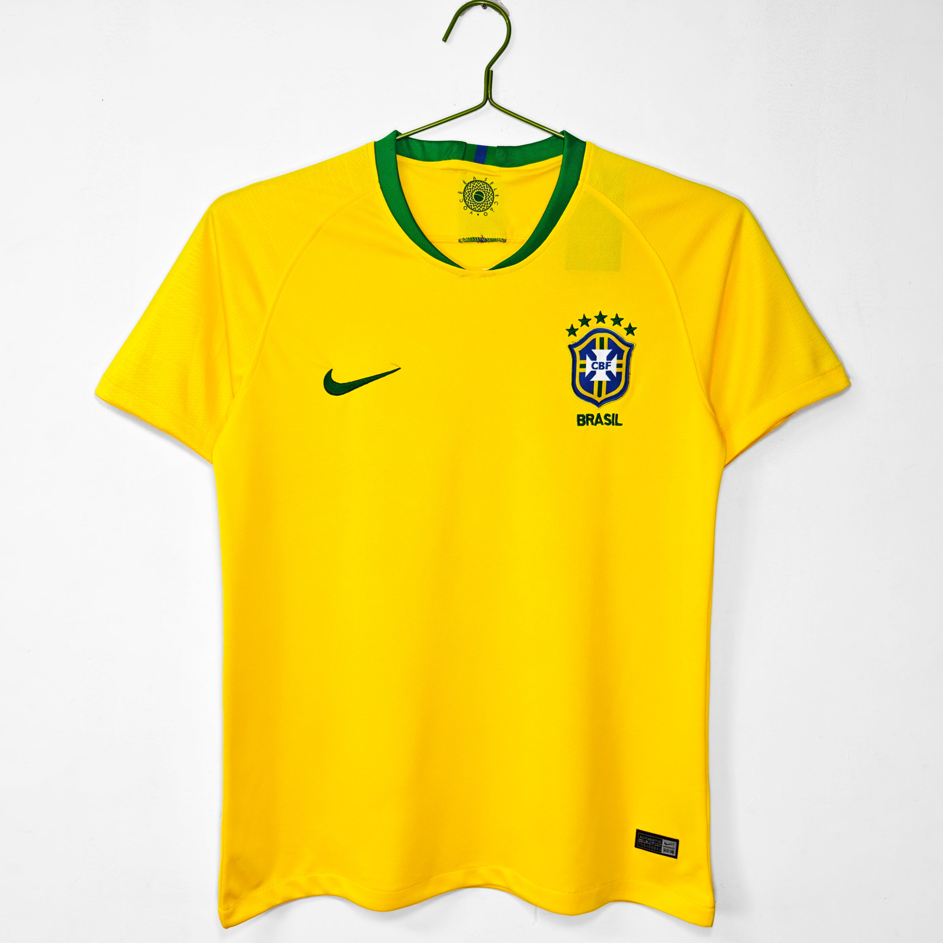 2018 Brazil Home Retro Jersey