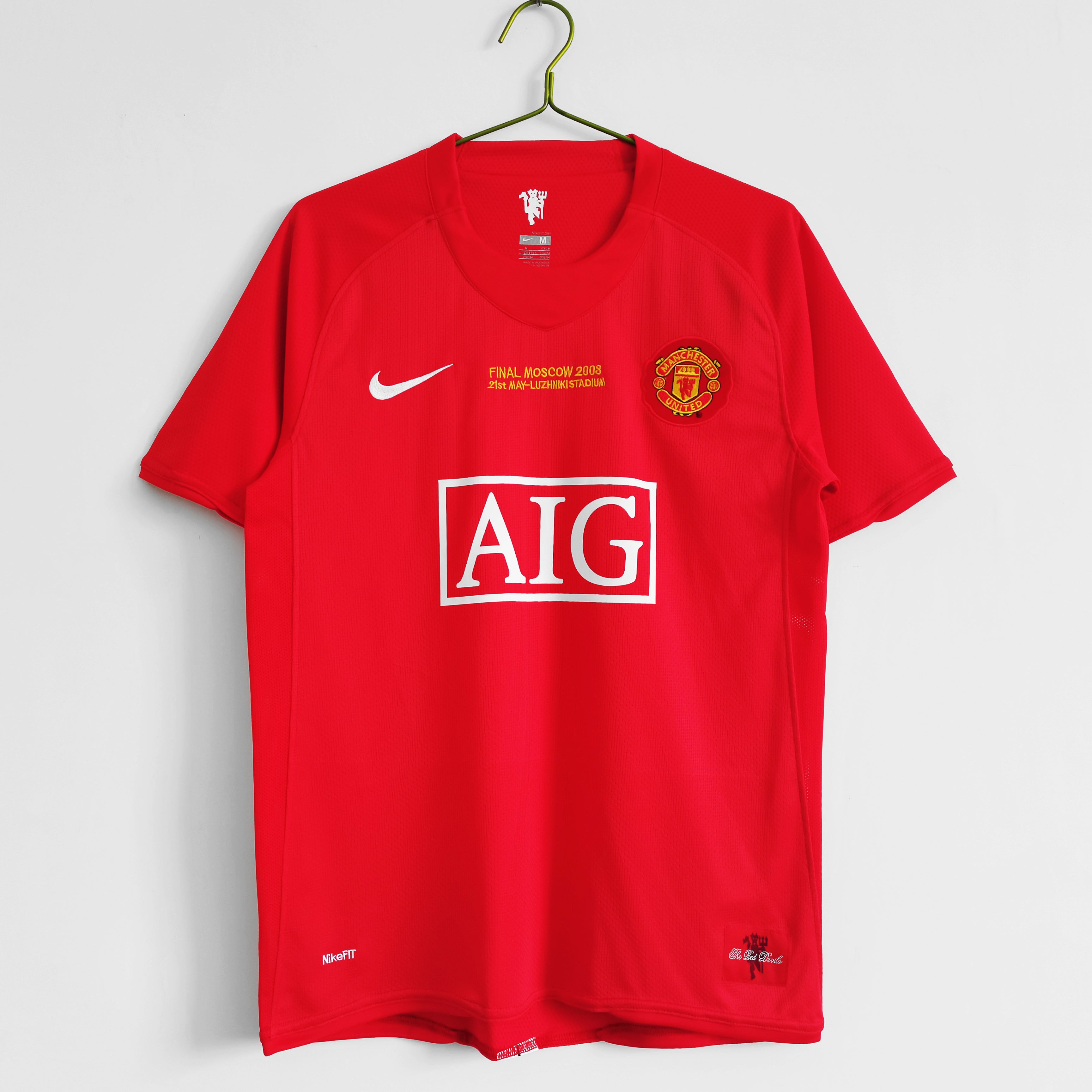 07/08 Manchester United UCL Final Home Retro Jersey