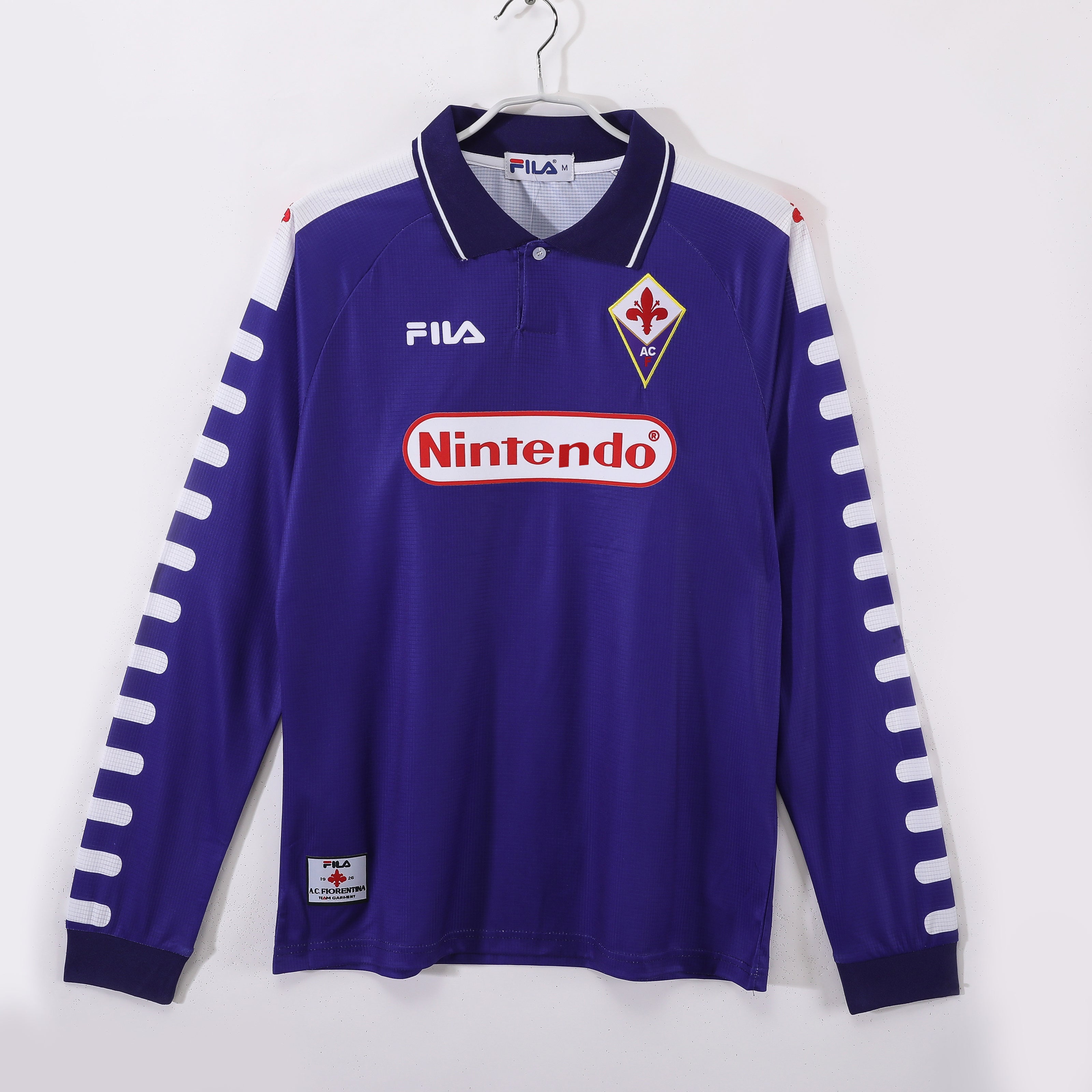 98/99 Fiorentina Long Sleeve Away Retro Jersey
