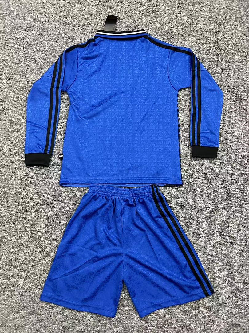 1994 Argentina Away Long Sleeve Retro Kids Jersey
