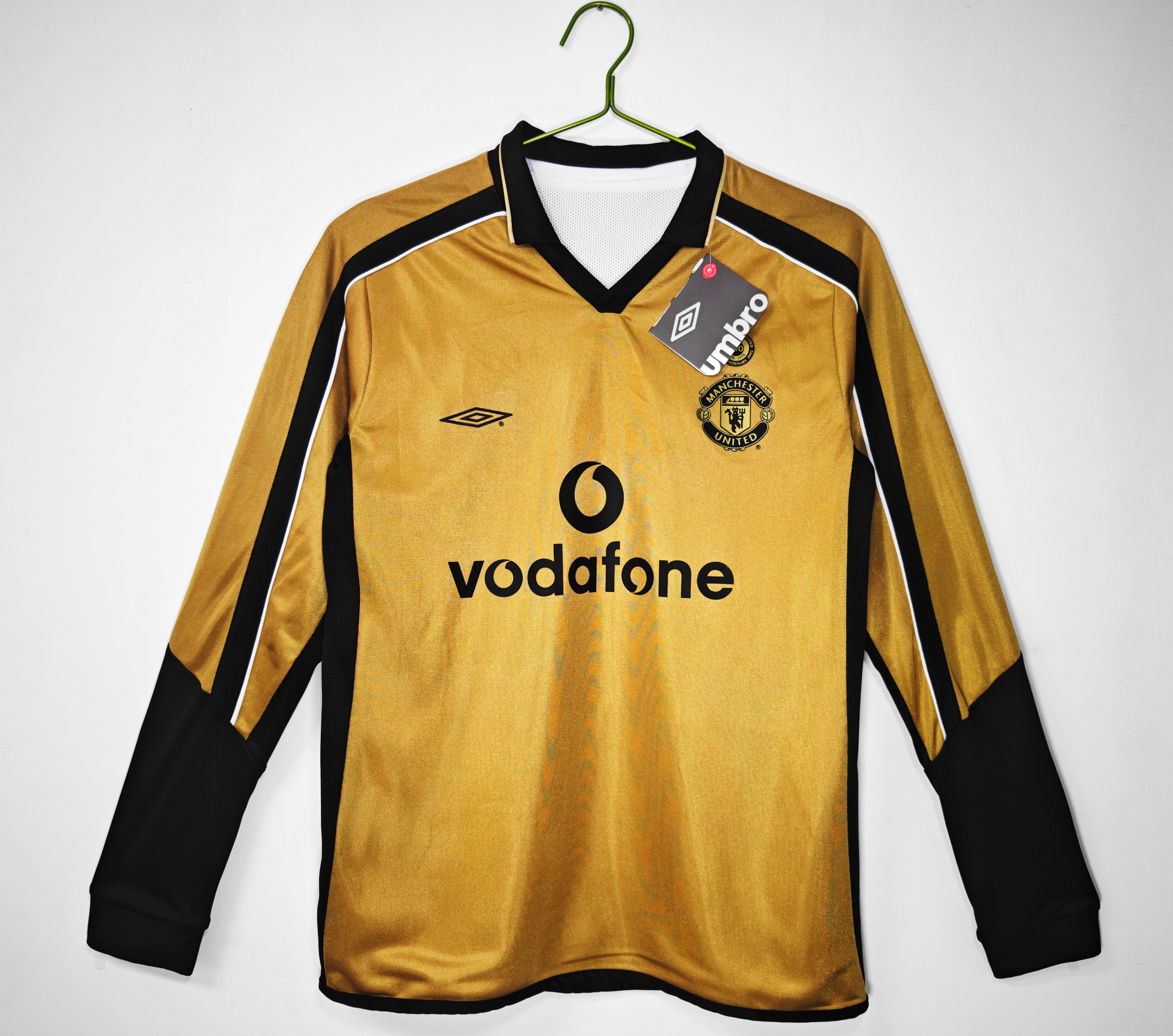 01/02 Manchester United Long Sleeve Commemorative Vintage Special Jersey