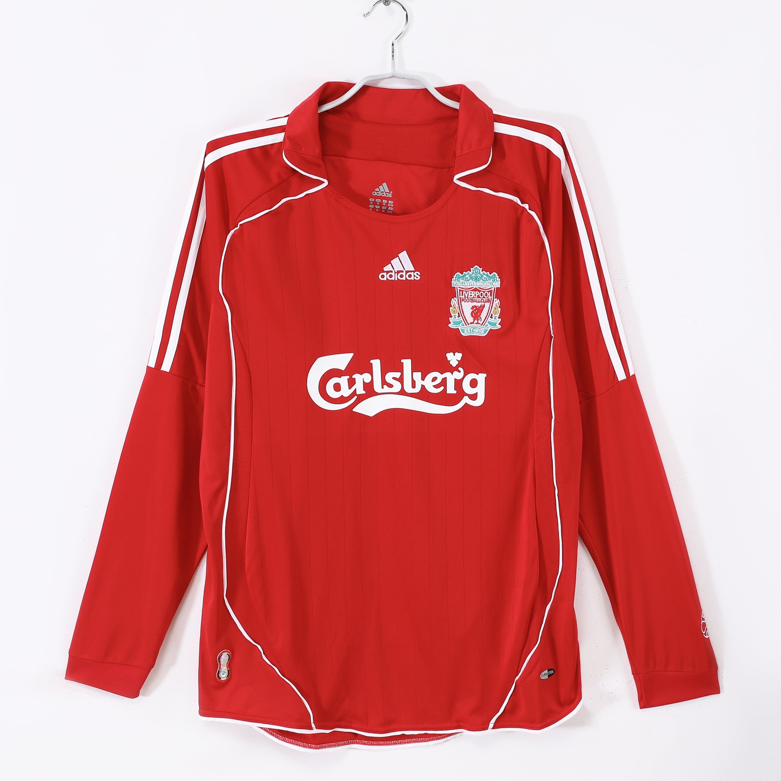 06/07 Liverpool Long Sleeve Home Retro Jersey