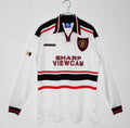 98/99 Manchester United Long Sleeve Away Retro Jersey