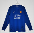 08/09 Manchester United Long Sleeve Third Away Retro Jersey