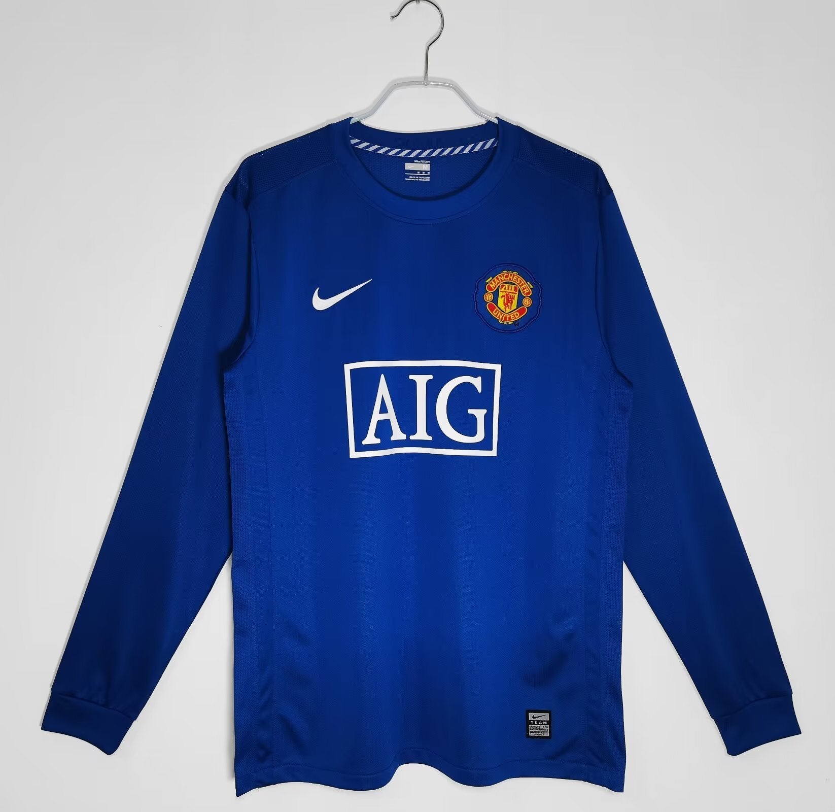 08/09 Manchester United Long Sleeve Third Away Retro Jersey