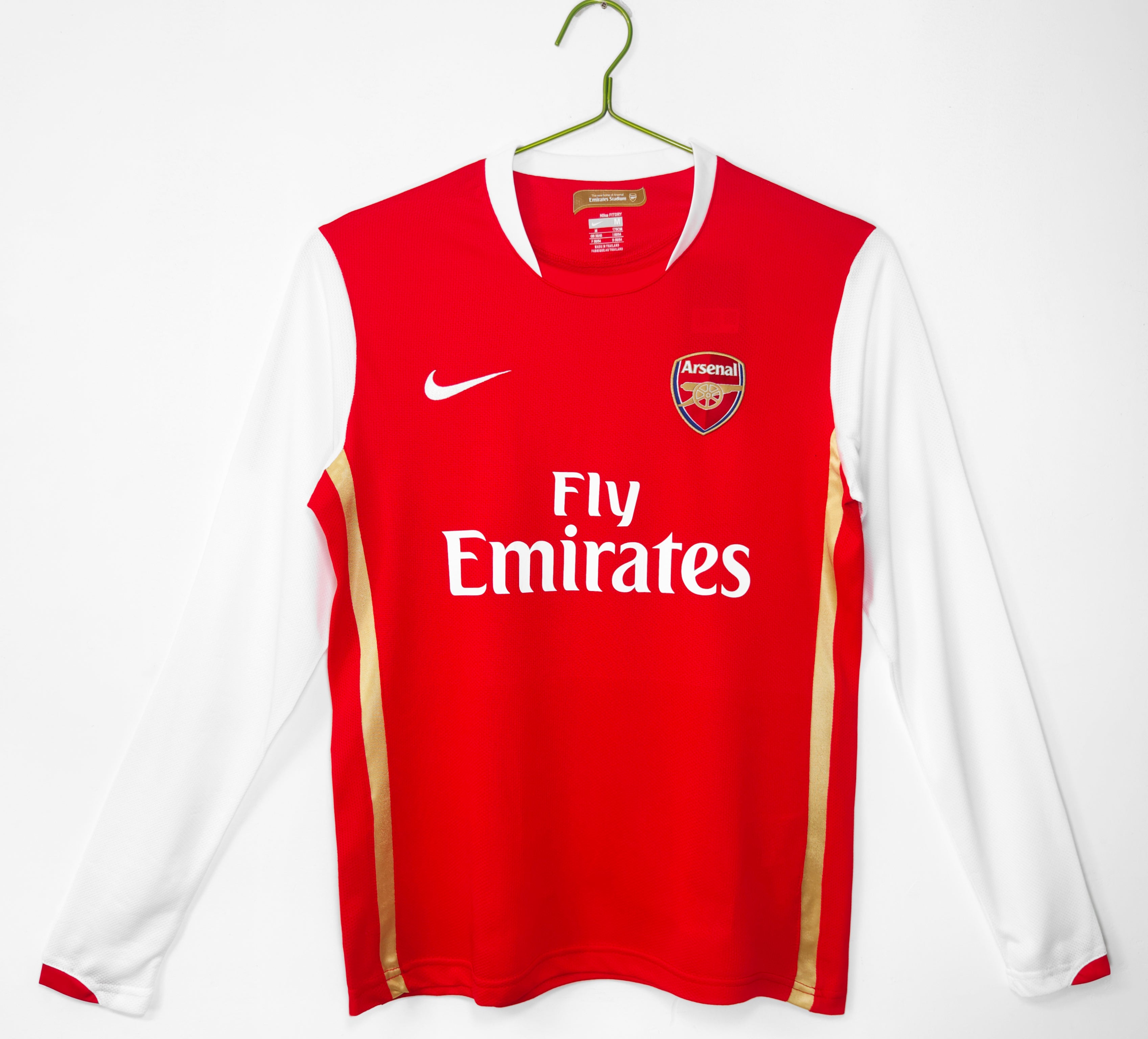 06/07 Arsenal Long Sleeve Home Retro Jersey