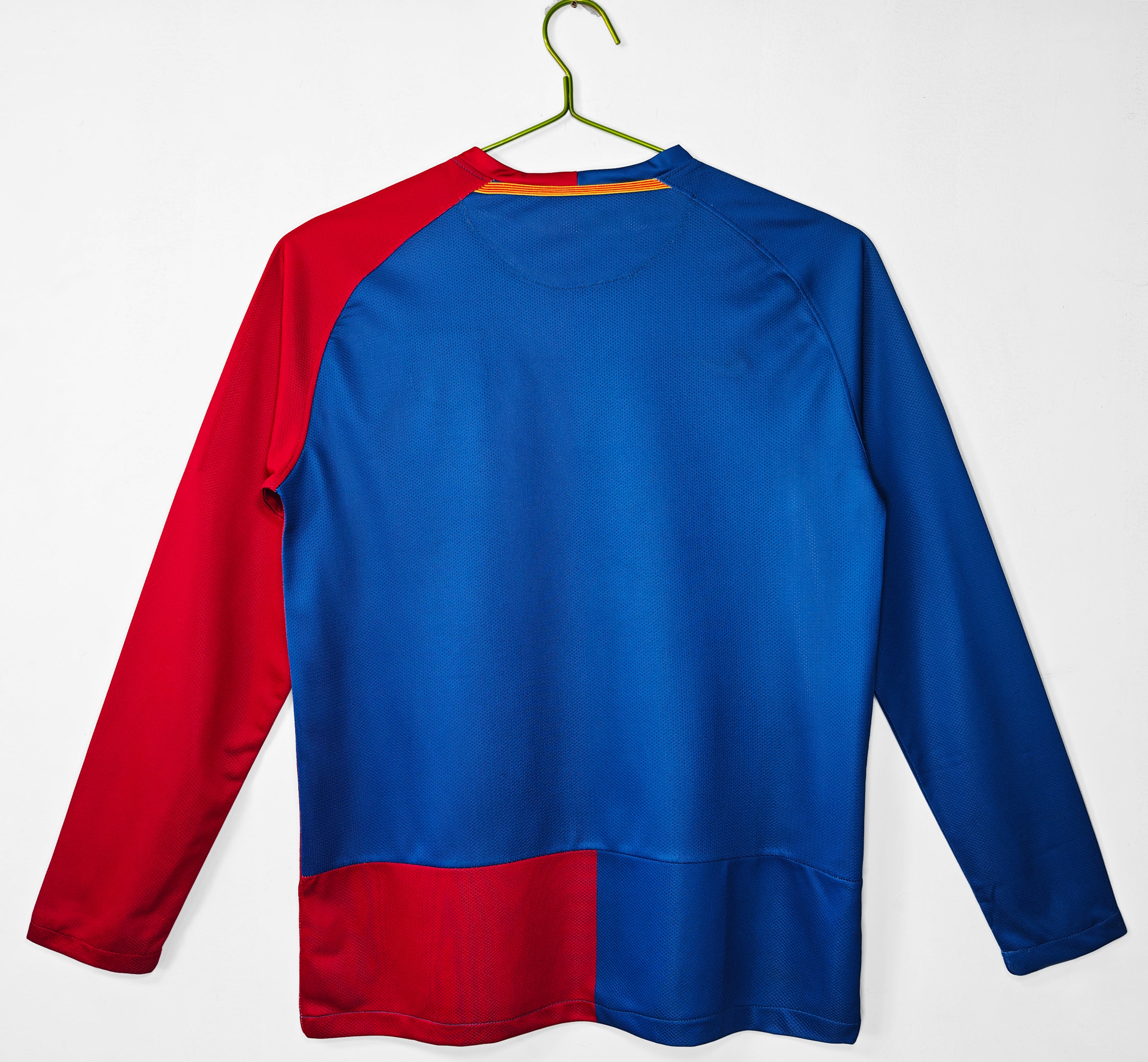 08/09 Barcelona Long Sleeve Home Retro Jersey