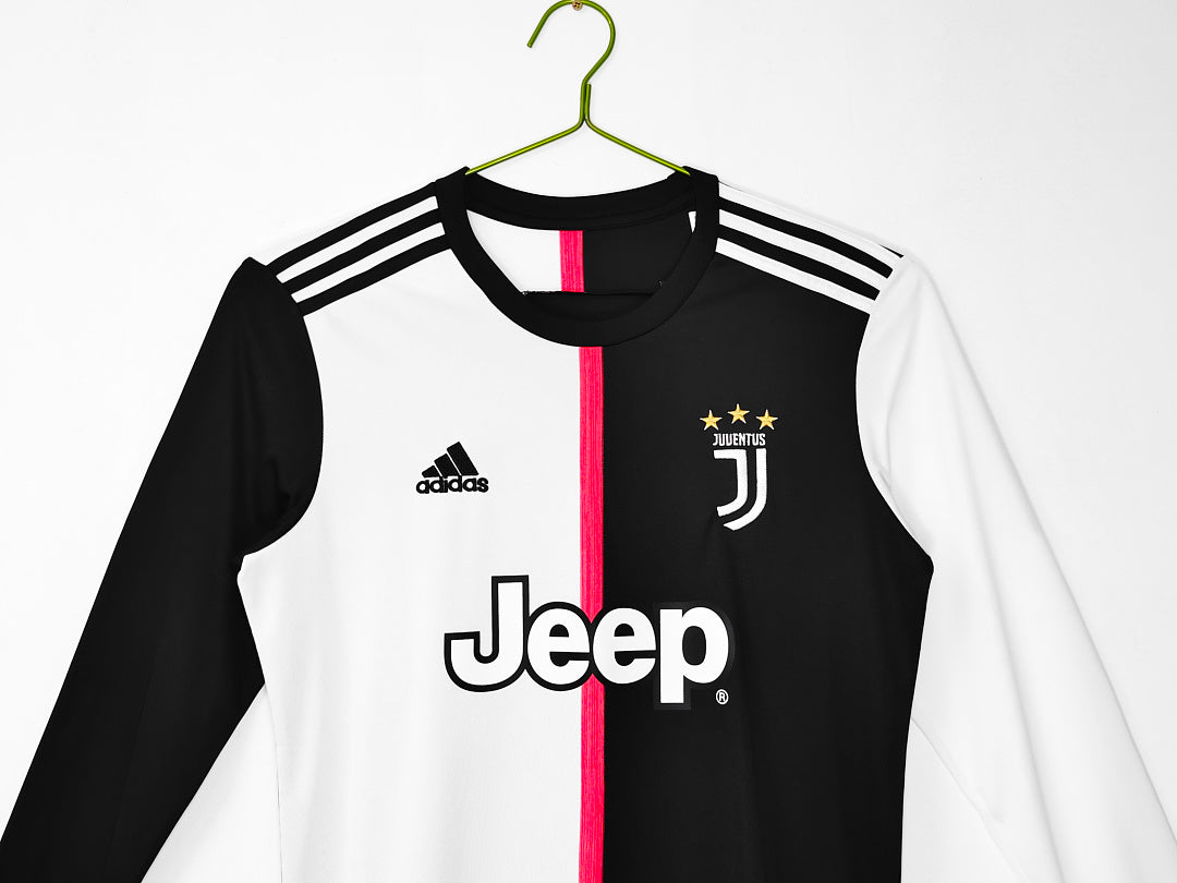 19/20 Juventus Long Sleeve Home Retro Jersey