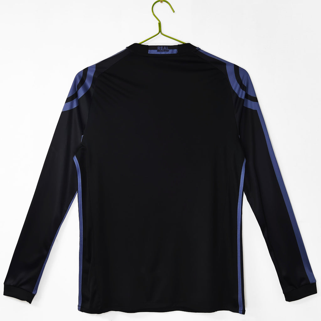16/17 Real Madrid Long Sleeve Third Retro Jersey