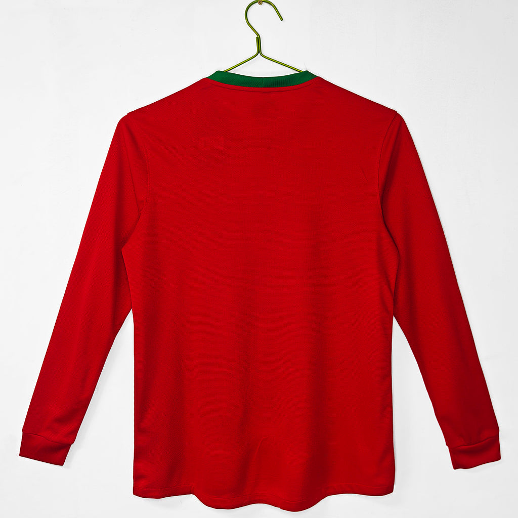 2012 Portugal Long Sleeve Home Retro Jersey
