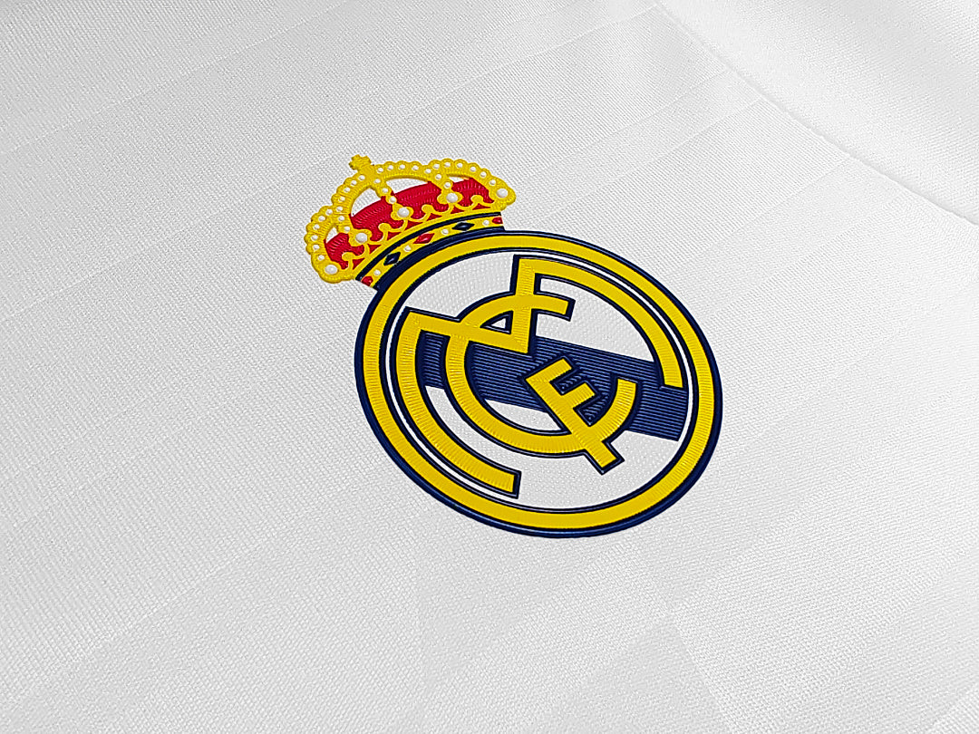 14/15 Real Madrid Long Sleeve Home Retro Jersey