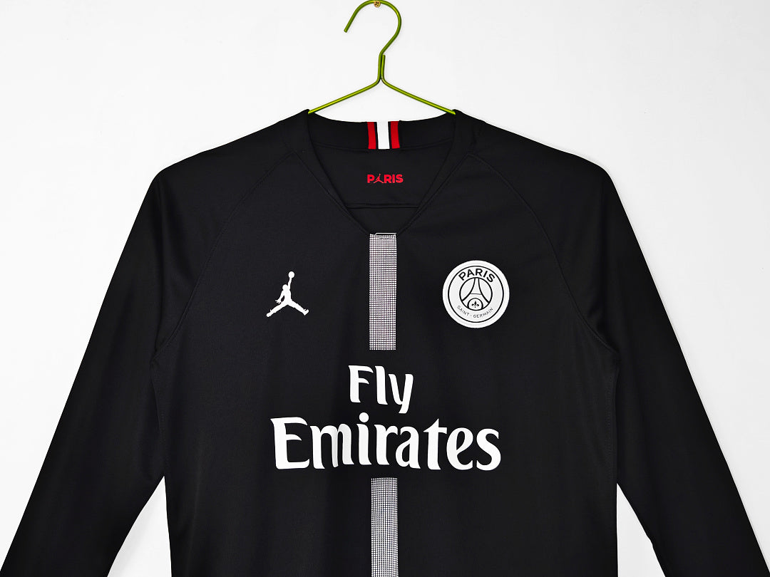 18/19 PSG Long Sleeve Home Retro Jersey