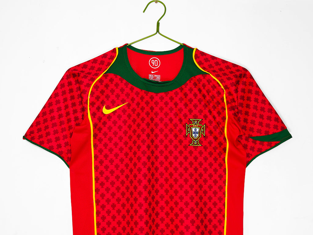 2004 Portugal Home Retro Jersey