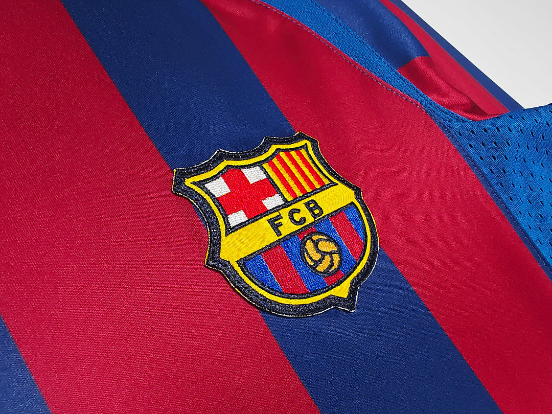 05/06 Barcelona Long Sleeve Home Retro Jersey