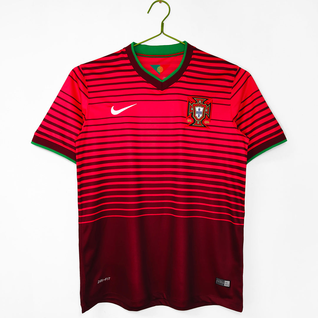 2014 Portugal Home Retro Jersey