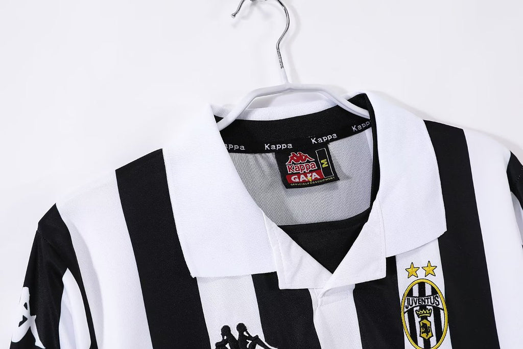 99/00 Juventus Long Sleeve Home Retro Jersey