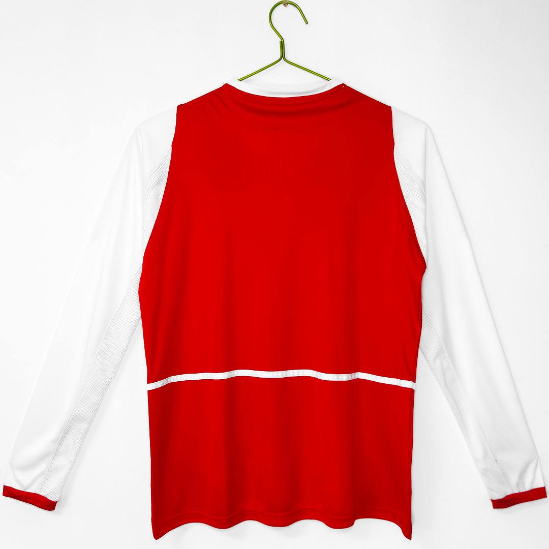 02/04 Arsenal Long Sleeve Home Retro Jersey
