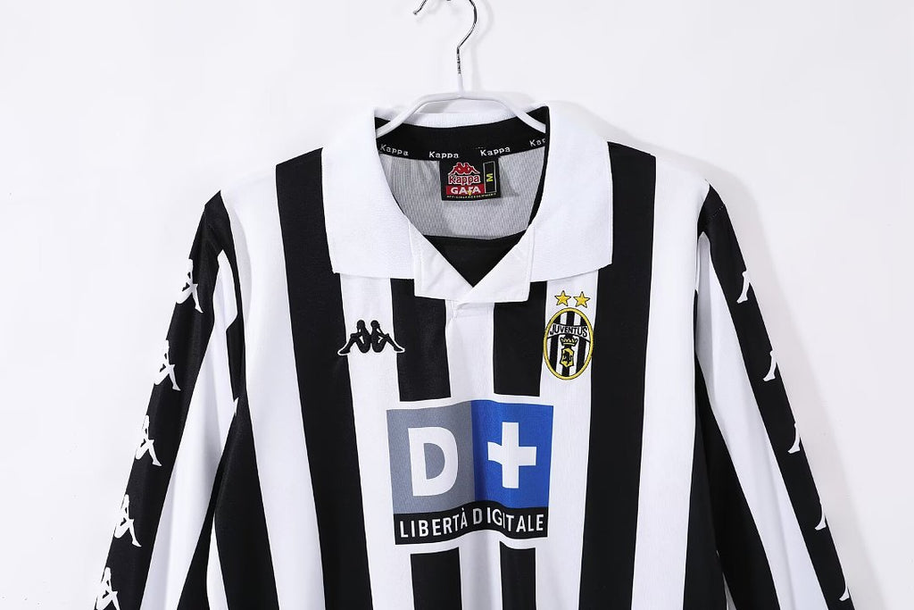 99/00 Juventus Long Sleeve Home Retro Jersey