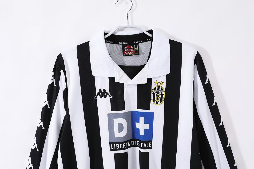 99/00 Juventus Long Sleeve Home Retro Jersey