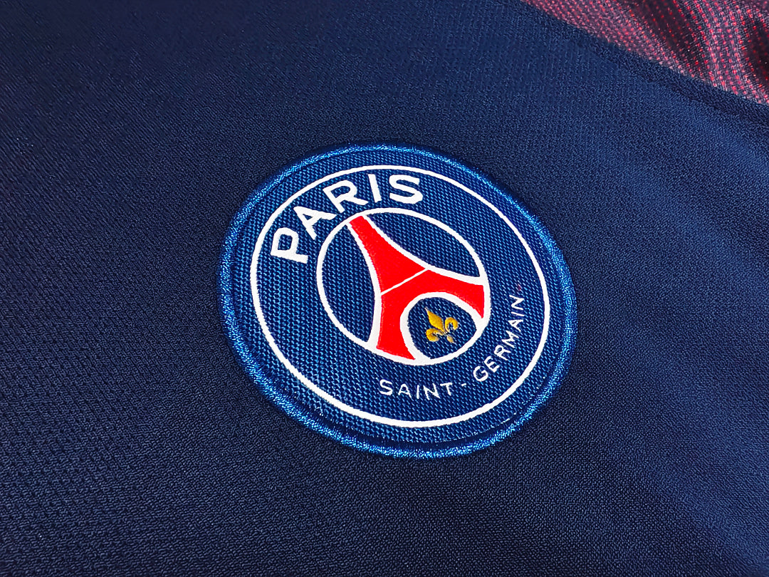 17/18 PSG Long Sleeve Home Retro Jersey