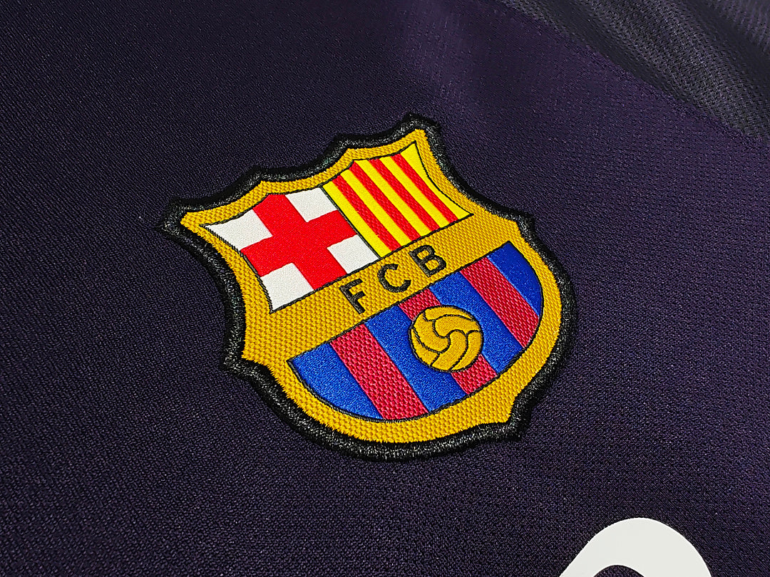 16/17 Barcelona Long Sleeve Away Retro Jersey
