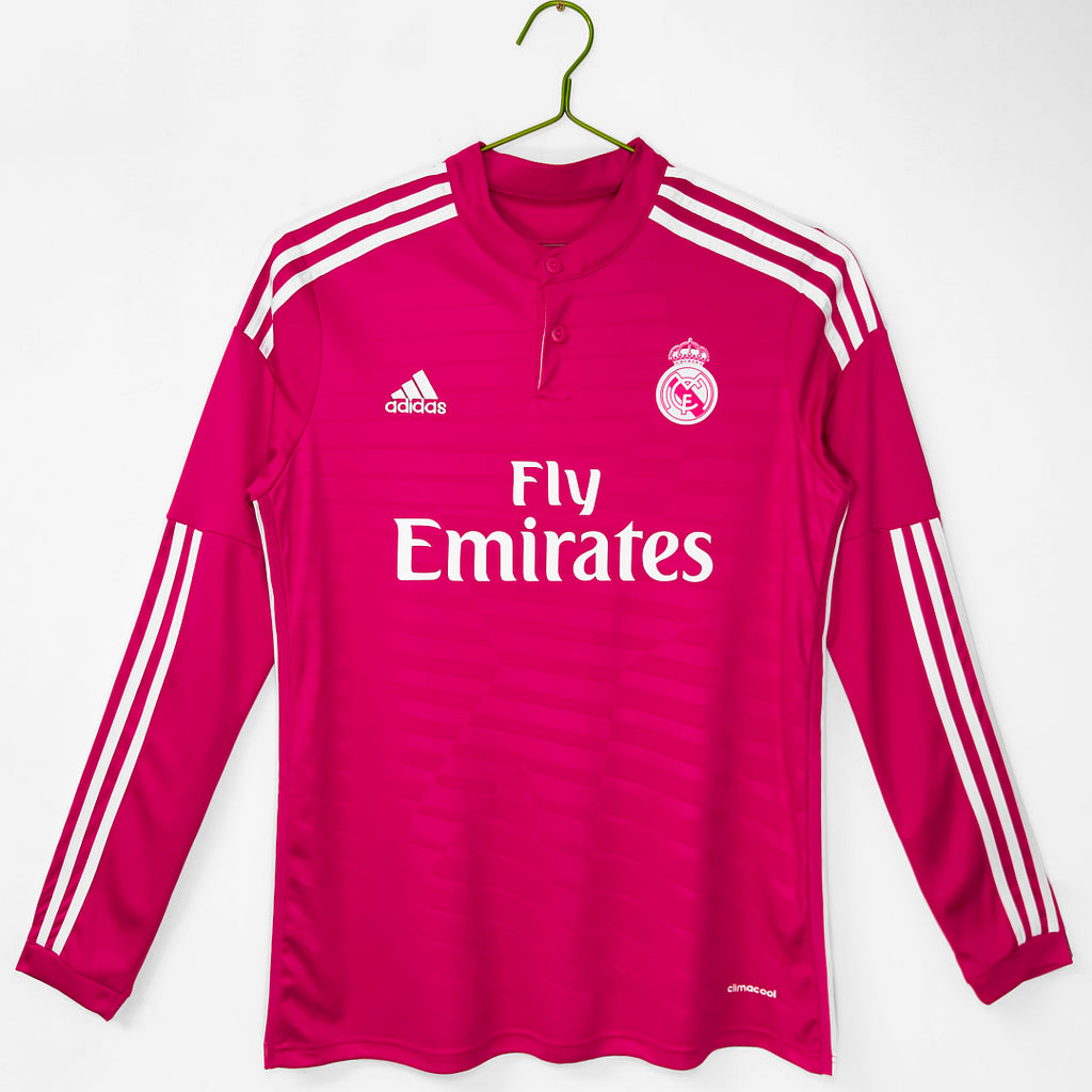14/15 Real Madrid Long Sleeve Away Retro Jersey