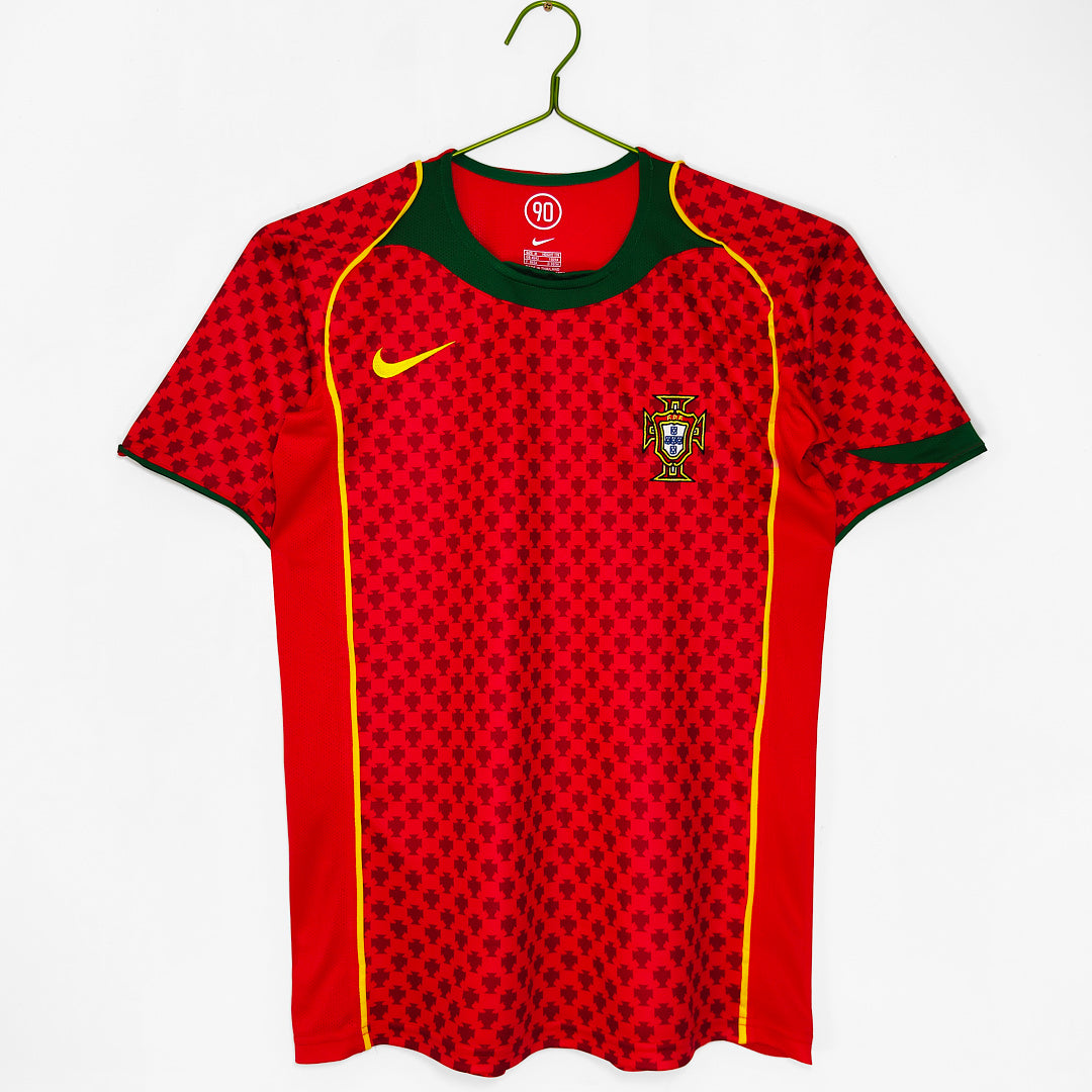 2004 Portugal Home Retro Jersey