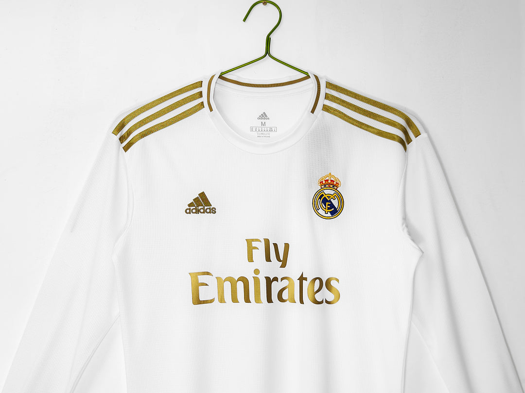 19/20 Real Madrid Long Sleeve Home Retro Jersey