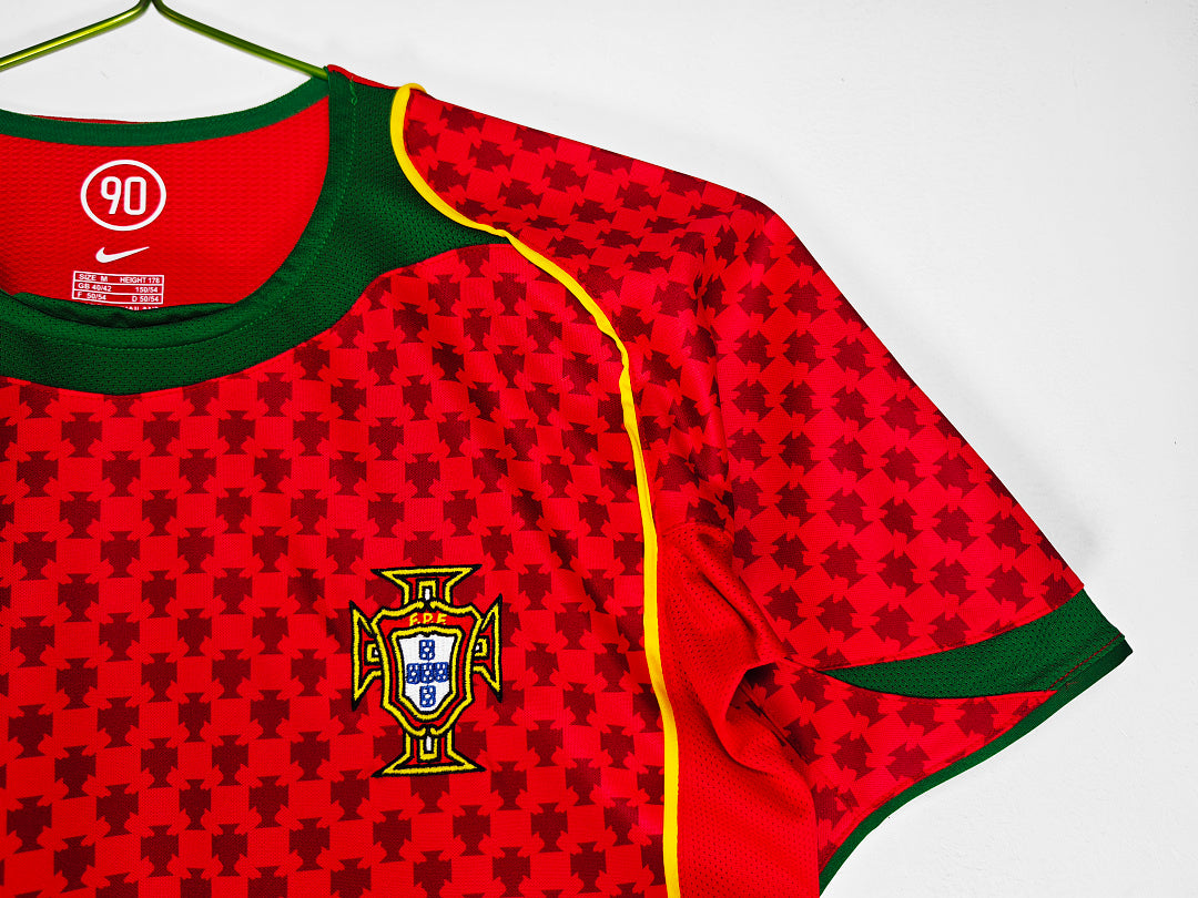 2004 Portugal Home Retro Jersey