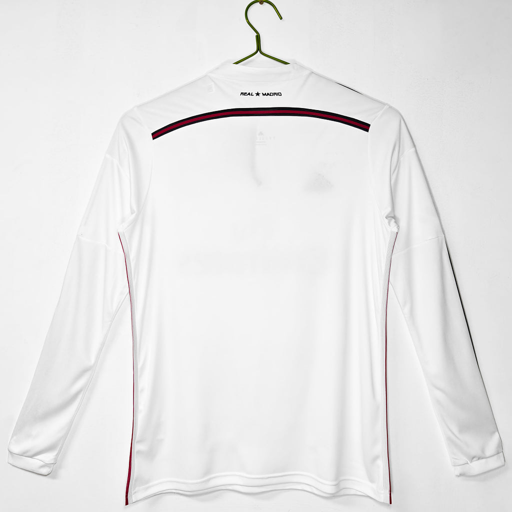 14/15 Real Madrid Long Sleeve Home Retro Jersey