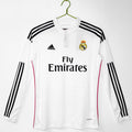 14/15 Real Madrid Long Sleeve Home Retro Jersey