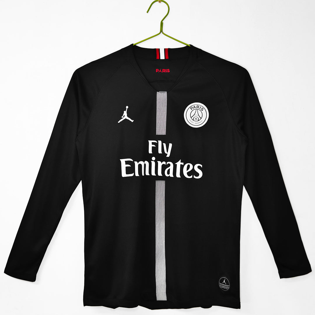 18/19 PSG Long Sleeve Home Retro Jersey