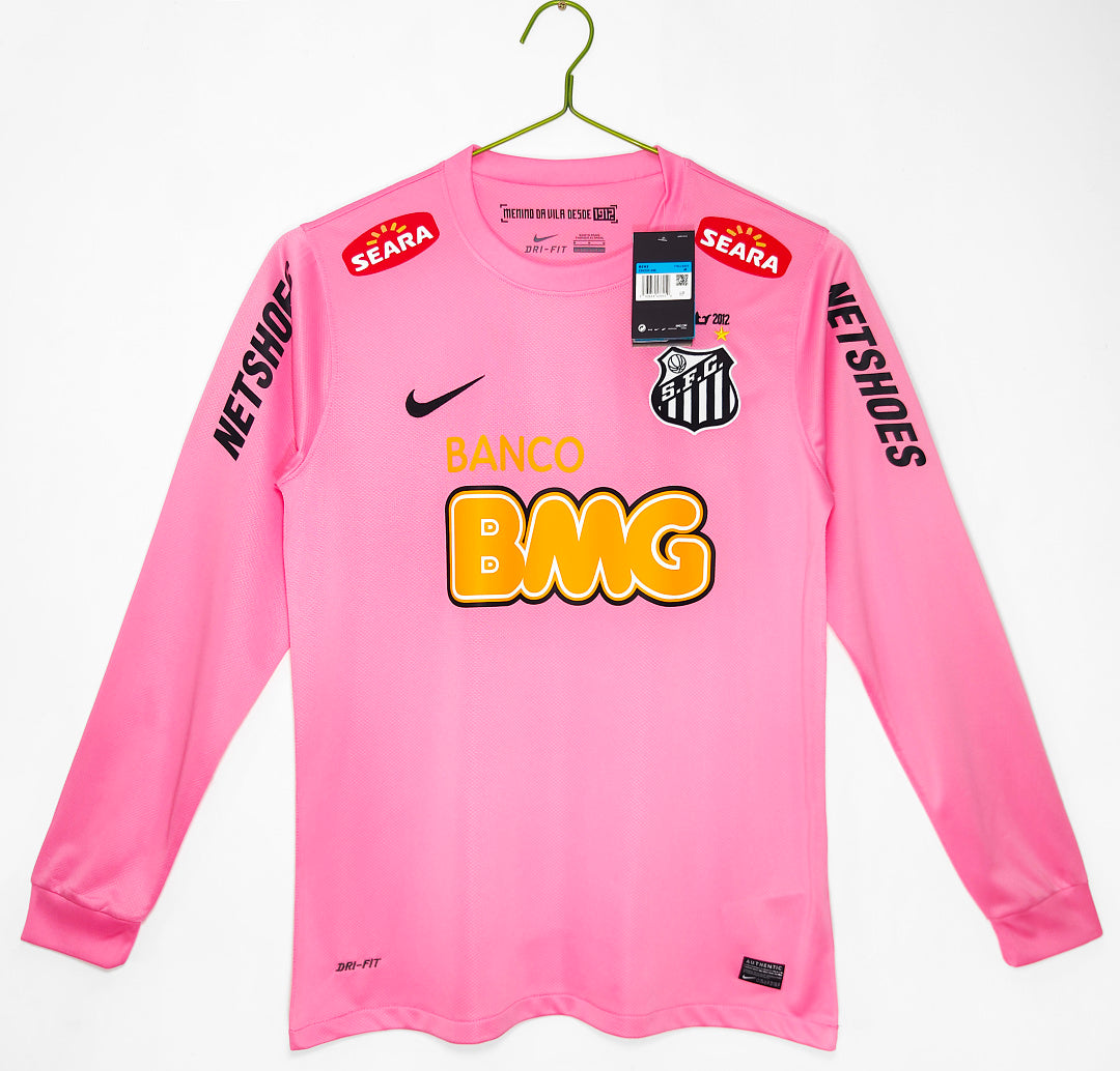 2013 Santos Long Sleeve Away Retro Jersey