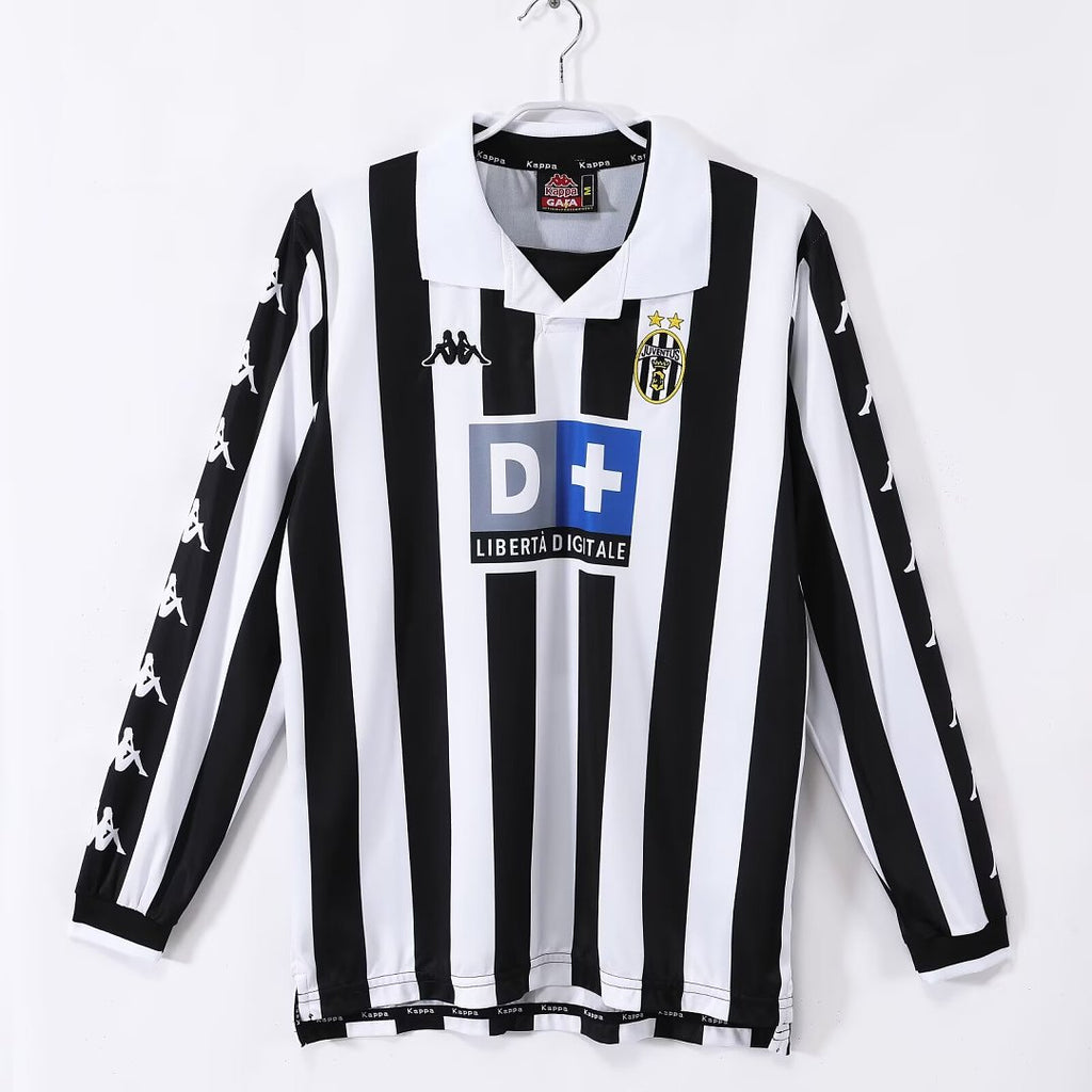 99/00 Juventus Long Sleeve Home Retro Jersey