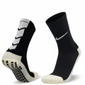 Black Crew Socks with Chevron - Clean