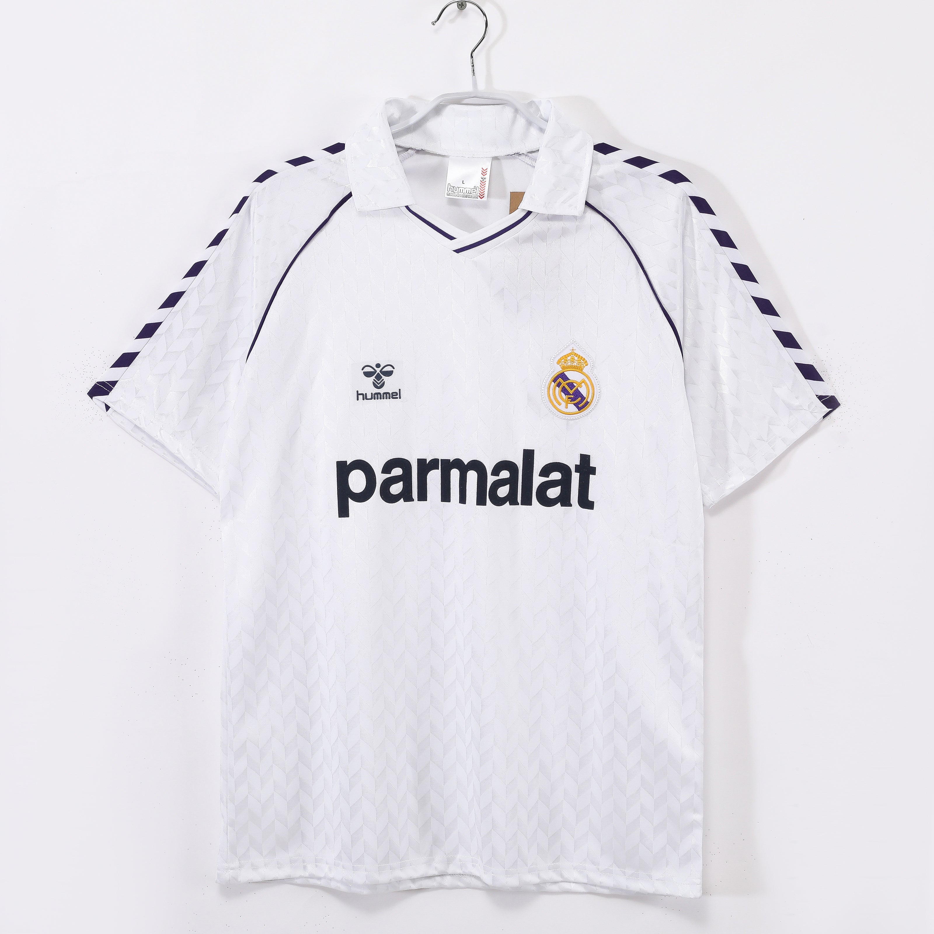 86/87 Real Madrid Home Retro Jersey