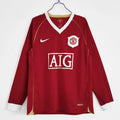 06/07 Manchester United Long Sleeve Home Retro Jersey