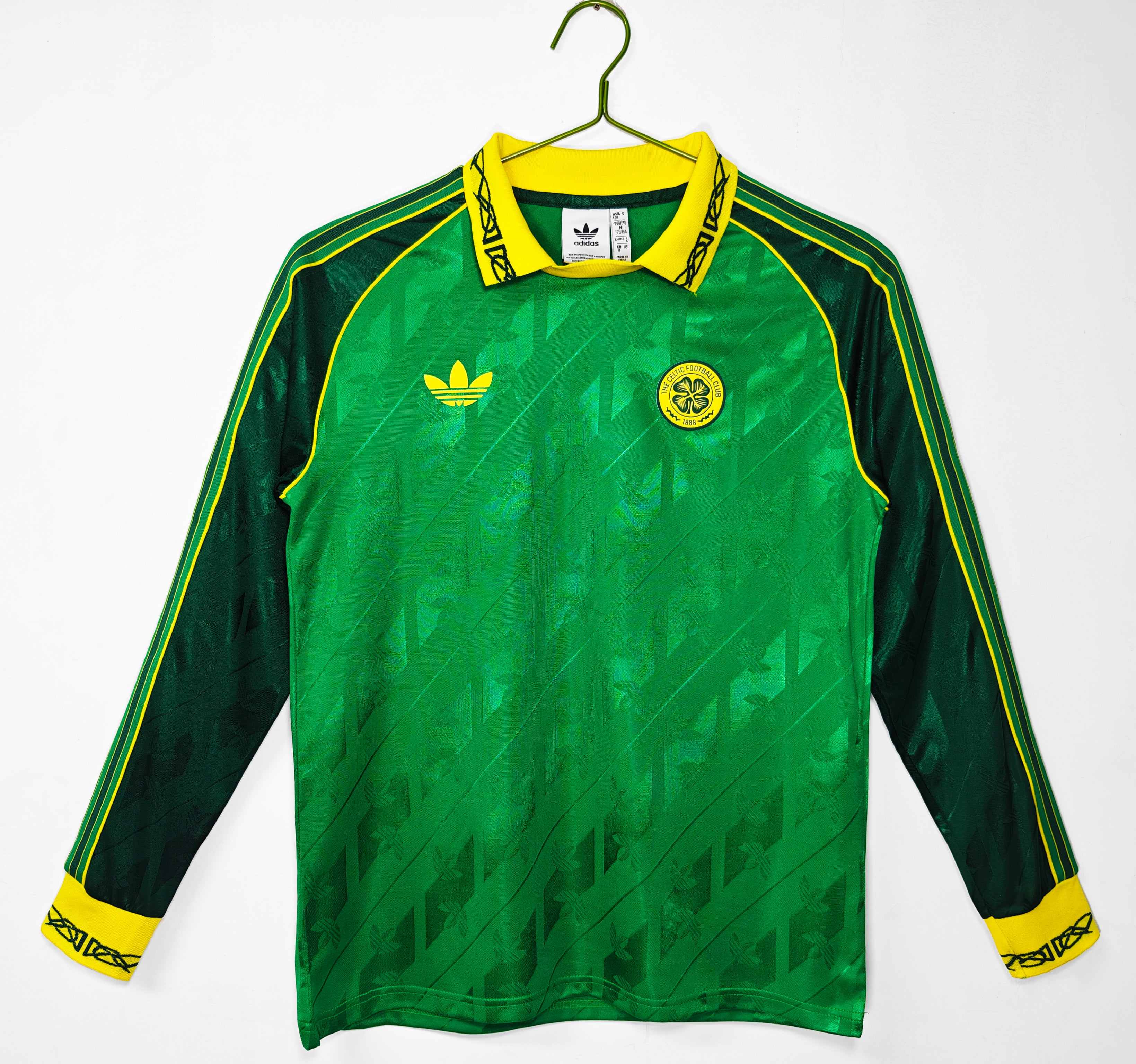 138th Anniversary Celtic Long Sleeve Home Retro Jersey