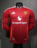24/25 Manchester United Long Sleeve Home Jersey