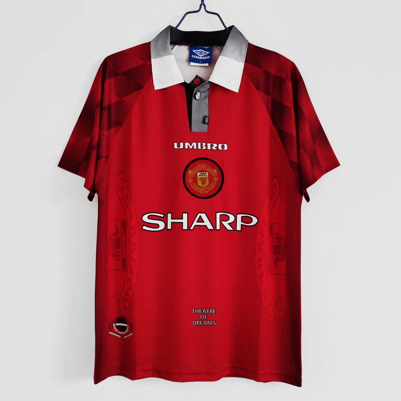 96/97 Manchester United Home Retro Jersey