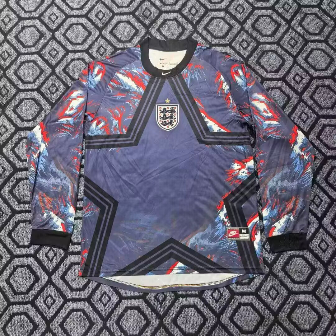 2026 England Long Sleeve Hollywood Goalkeeper Jersey