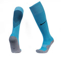 Long Grip Socks - Cyan Blue